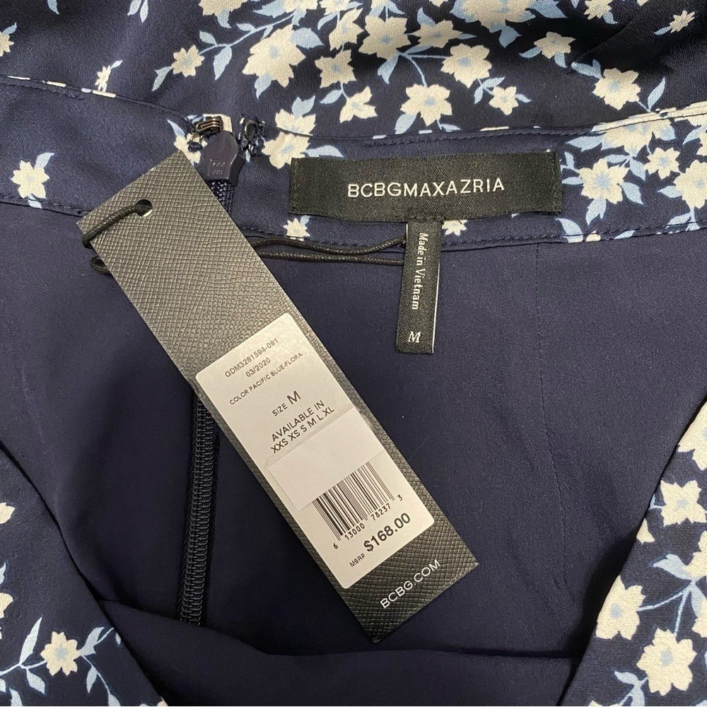 BCBGMaxAzria Floral Wrap Top Maxi Skirt Set M Wedding Guest Spring Event - Picture 13 of 16
